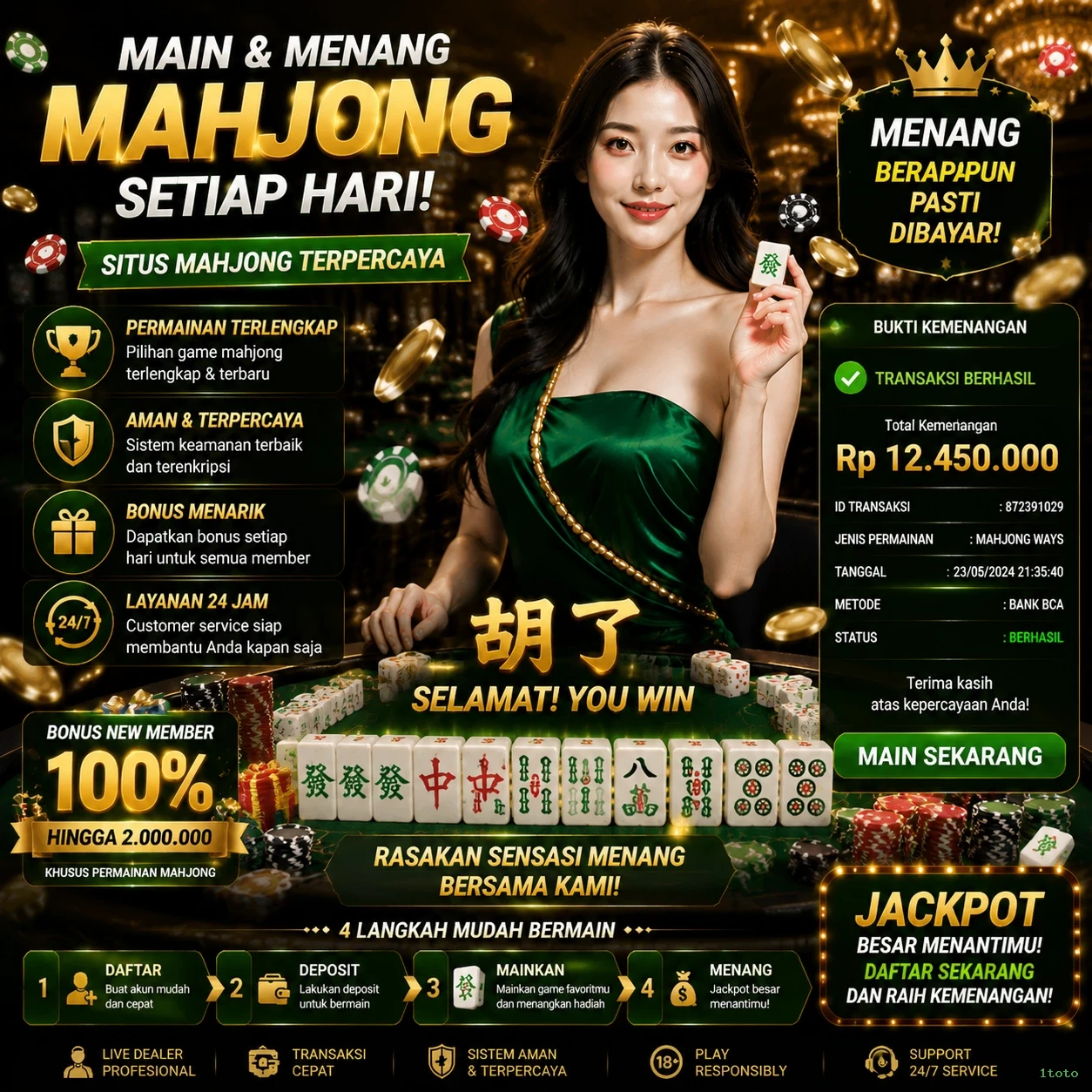 Strategi Menang Bermain di 1toto untuk Pemula